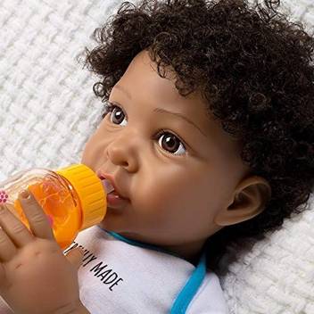 Paradise Galleries African American Black Reborn Baby Boy Doll