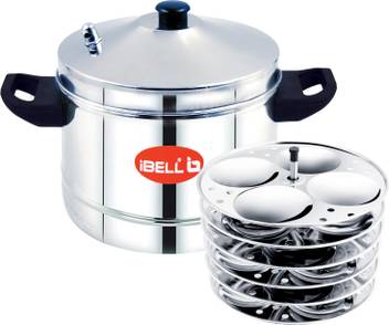 iBELL 6P24 Stainless Steel Idly Cooker/Idly Maker (6-Plates | 24 Idlys) Induction & Standard Idli Maker/chhayaonline.com
