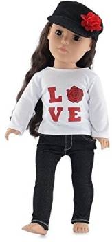 Emily Rose Doll Clothes 18 Inch Doll Clothes Black Stretch Skinny 18 Inch Doll Clothes Black Stretch Skinny Shop For Emily Rose Doll Clothes Products In India Flipkart Com