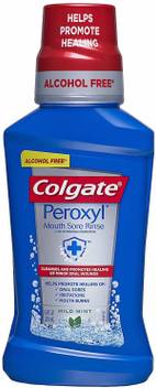 Colgate Peroxyl Mouth Sore Rinse Mild Mint 8 45 Fl Mild Mint Buy Oral Care Products In India Flipkart Com