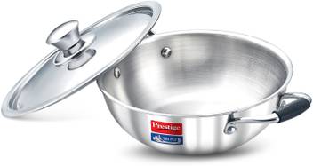 Prestige Tri Ply Kadai Kadhai 24 Cm With Lid Price In India Buy Prestige Tri Ply Kadai Kadhai 24 Cm With Lid Online At Flipkart Com