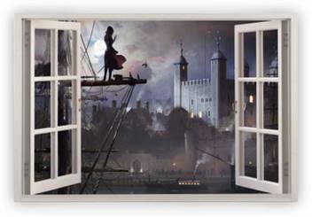 All Your Design Small Wall Window 3d Decorative Wall Stickers For