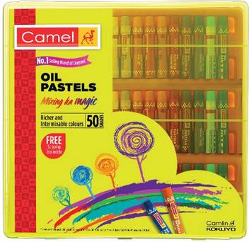 Camel Oil Pastel 50 Shades Chalk Drawing Media Brilliant colored pastels apply smoothly and blend easily for. yaponskie filtry dlya nosa