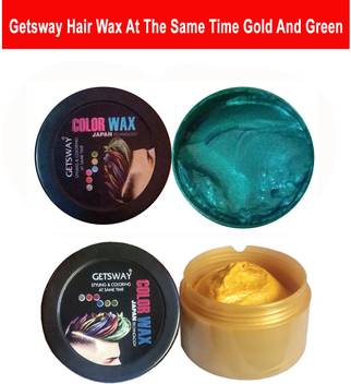 Getsway Coloring Styling At The Same Time Gold Green Hair Wax