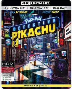 Pokemon Detective Pikachu Steelbook 4k Uhd Blu Ray 3d Blu