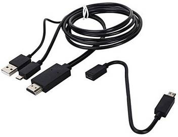 Tsv 5 In 1 Hdmi Mhl Micro Usb Cable Adapter 2 M Mhl Cable Tsv Flipkart Com