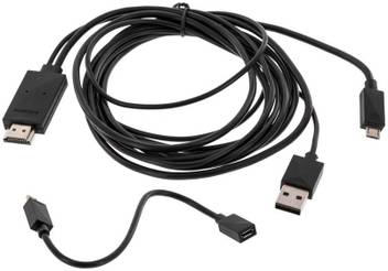 Tsv 6 5 Feet Mhl Micro Usb To Hdmi Cable 2 M Mhl Cable Tsv Flipkart Com
