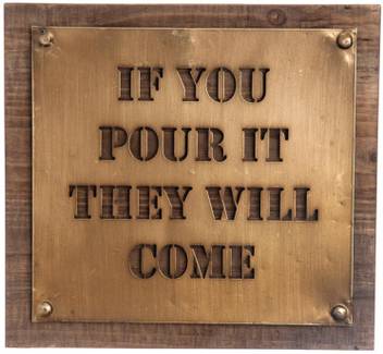 Foreside Home And Garden Pour It They Will Come Wall Art Price In