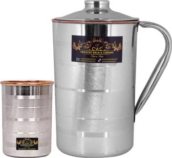 Crockery Wala And Company Silverjugglass1 01 Jug Glass Set Price In India Buy Crockery Wala And Company Silverjugglass1 01 Jug Glass Set Online At Flipkart Com