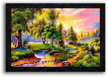 Poster N Frames Uv Textured Decorative Art Print Of Hand Painting