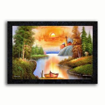 Poster N Frames Uv Textured Decorative Art Print Of Hand Painting