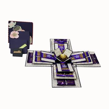Craft Cart Craft Cart Chocolate Explosion Box For All Occasions Greeting Card Price In India Buy Craft Cart Craft Cart Chocolate Explosion Box For All Occasions Greeting Card Online At Flipkart Com