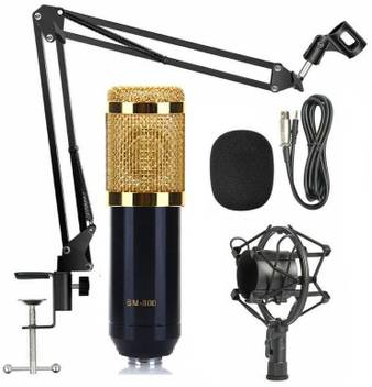 Techtest Bm800 Professional Suspension Microphone Kit Studio Condenser Microphone Arm Stand Set For Radio Broadcasting 3 5mm Audio Cable Foam Pc Computer Price In India Buy Techtest Bm800 Professional Suspension Microphone Kit