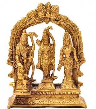 Swastik Brass Shri Ram Darbar Metal Murti Decorative Showpiece Decorative Showpiece 12 Cm Price In India Buy Swastik Brass Shri Ram Darbar Metal Murti Decorative Showpiece Decorative Showpiece 12 Lord rama, his consort devi mata sita, his brother lakshman and his ardent devotee lord hanuman all together, as per temple and proverb. inr