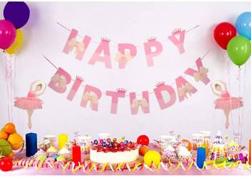 B Station Pink Birthday Decoration Price In India Buy B Station