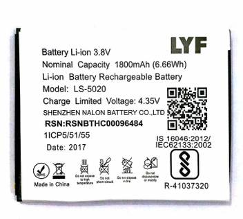 New Mobile Battery For Lyf Lyf Water 10 Ls 50 Price In India Buy New Mobile Battery For Lyf Lyf Water 10 Ls 50 Online At Flipkart Com