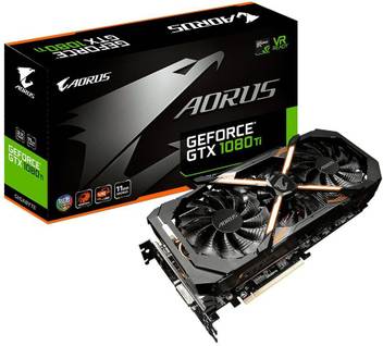 Gigabyte Nvidia Aorus Geforce Gtx 1080 Ti 11gb Gddr5x Pci E Graphics Card 11 Gb Gddr5 Graphics Card Gigabyte Flipkart Com