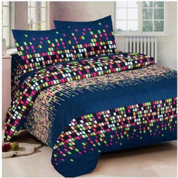 Polycotton Double 3D Printed Bedsheet