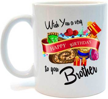 Get Wallpaper Juvixbuy Printed Wish You A Very Happy Birthday To You Brother For Android