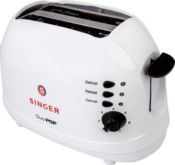 Singer Duo Pop Spt 702 Dwt 700 W Pop Up Toaster Price In India Buy Singer Duo Pop Spt 702 Dwt 700 W Pop Up Toaster Online At Flipkart Com