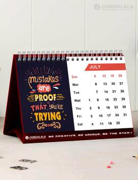 Jhingalala Table Calendar Desk Calendar And Planner With