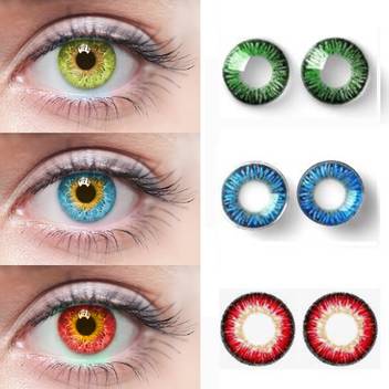 Diamond Eye 3 Pair Eye Color Changer Blue Green Red Monthly Price In India Buy Diamond Eye 3 Pair Eye Color Changer Blue Green Red Monthly Online At Flipkart Com