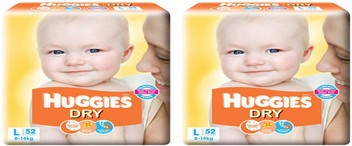 huggies dry large 52