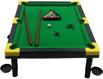 Indusbay Mini Pool Table Tabletop Billiards Snooker Game Table With Full Set Of Billiard Balls 2 Cues Triangle Family Game For Kids Pool Price In India Buy Indusbay Mini Pool Table