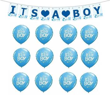 Theme My Party Baby Shower Baby Boy Welcome Birthday Decoration