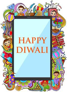 Happy Diwali Doodle Drawing Festival Poster Diwali Poster Paper Print Religious Posters In India Buy Art Film Design Movie Music Nature And Educational Paintings Wallpapers At Flipkart Com