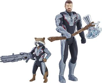 Marvel Avengers Endgame Thor And Rocket Raccoon 2 Pack Characters From Mcu Movies Avengers Endgame Thor And Rocket Raccoon 2 Pack Characters From Mcu Movies Buy Thor And Racoon Toys In India