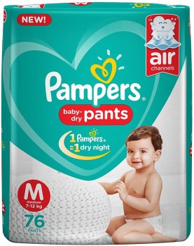Pampers medium monthely pack - M - Buy 