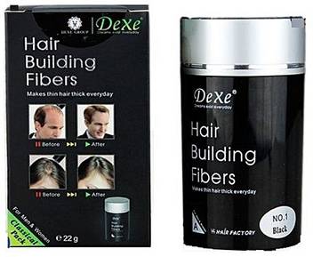 Dexe Hair Thickening And Building Hair Fiber Black Color 22 G