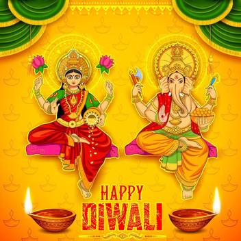 Goddess Lakshmi And Ganesha Festival Poster Diwali Poster Poster For Diwali Diya Poster Dia Poster Rangoli Poster Poster For Home Gym Office 12x18 Inch Sticker Paper Poster Paper Print Religious Posters In India Buy Art Film Design Movie Music