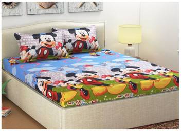 Bd Decor 140 Tc Polycotton Double Cartoon Bedsheet Buy Bd Decor