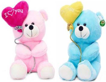 Teddipool Combo Set Of 2 Pieces Pink Blue I Love You Balloon Teddy Bear 26 Cm Combo Set Of 2 Pieces Pink Blue I Love You Balloon Teddy Teddy bear key chains women cute bear love ribbon keychain key rings fashion bag car charms jewelry porte clef key holder. teddipool combo set of 2 pieces pink blue i love you balloon teddy bear 26 cm