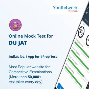 Youth4work Delhi University Joint Admission Test Du Jat Exam Online Mock Test 1 Month Youth4work Flipkart Com