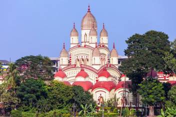 Dakshineswar Kali Temple Art Wall Poster Without Frame Paper