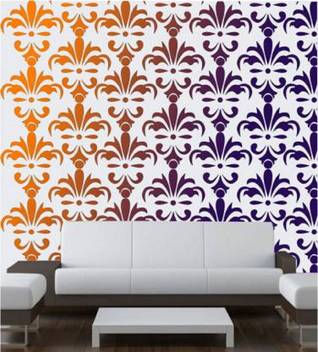 Shine Interiors Wall Stencil Reusable Diy Wall Stencil Painting