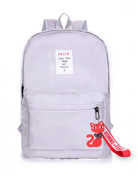 grey college bags
