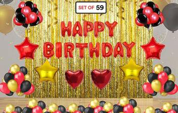 Flipkart Com Theme My Party Printed Birthday Decoration Combo Kit Birthday Balloon Combo Balloon Balloon