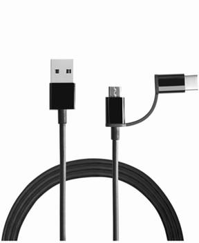 Mi Sjx02zm 2 In 1 1 M Usb Type C Cable Mi Flipkart Com