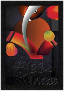 Art Amori Lord Ganesha modern art Painting with Synthetic Frame Digital  Reprint 20 inch x 14 inch Painting Price in India - Buy Art Amori Lord  Ganesha modern art Painting with Synthetic