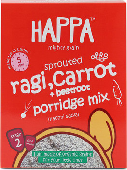 ragi carrot porridge for babies