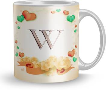 Elegaci Gifts Letter W Alphabet Gift For Husband Special Mug 320ml Ceramic Mug Price In India Buy Elegaci Gifts Letter W Alphabet Gift For Husband Special Mug 320ml Ceramic Mug Online