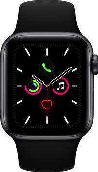 Apple Watch Series 5 Gps 40 Mm Space Grey Aluminium Case With Black Sport Band Price In India Buy Apple Watch Series 5 Gps 40 Mm Space Grey Aluminium Case With