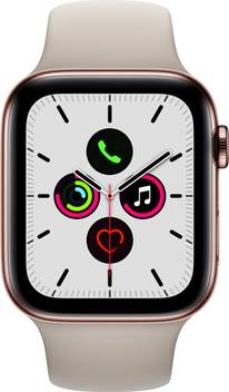 Apple Watch Series 5 Gps Cellular 44 Mm Gold Stainless Steel Case With Stone Sport Band Price In India Buy Apple Watch Series 5 Gps Cellular 44 Mm Gold