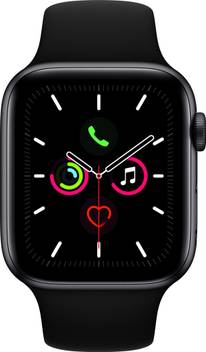 Apple Watch Series 5 Gps Cellular 44 Mm Space Grey Aluminium Case With Black Sport Band Price In India Buy Apple Watch Series 5 Gps Cellular 44 Mm Space