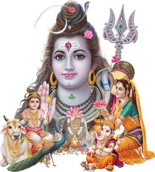 God God S Large Shiv Parivar Modern Art Sticker Price In India Buy God God S Large Shiv Parivar Modern Art Sticker Online At Flipkart Com