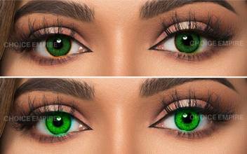 Choice Empire 2 Pair Monthly Colored Contact Lenses Zero Power With Lens Case Dark Green Green Monthly Price In India Buy Choice Empire 2 Pair Monthly Colored Contact Lenses Zero Power With